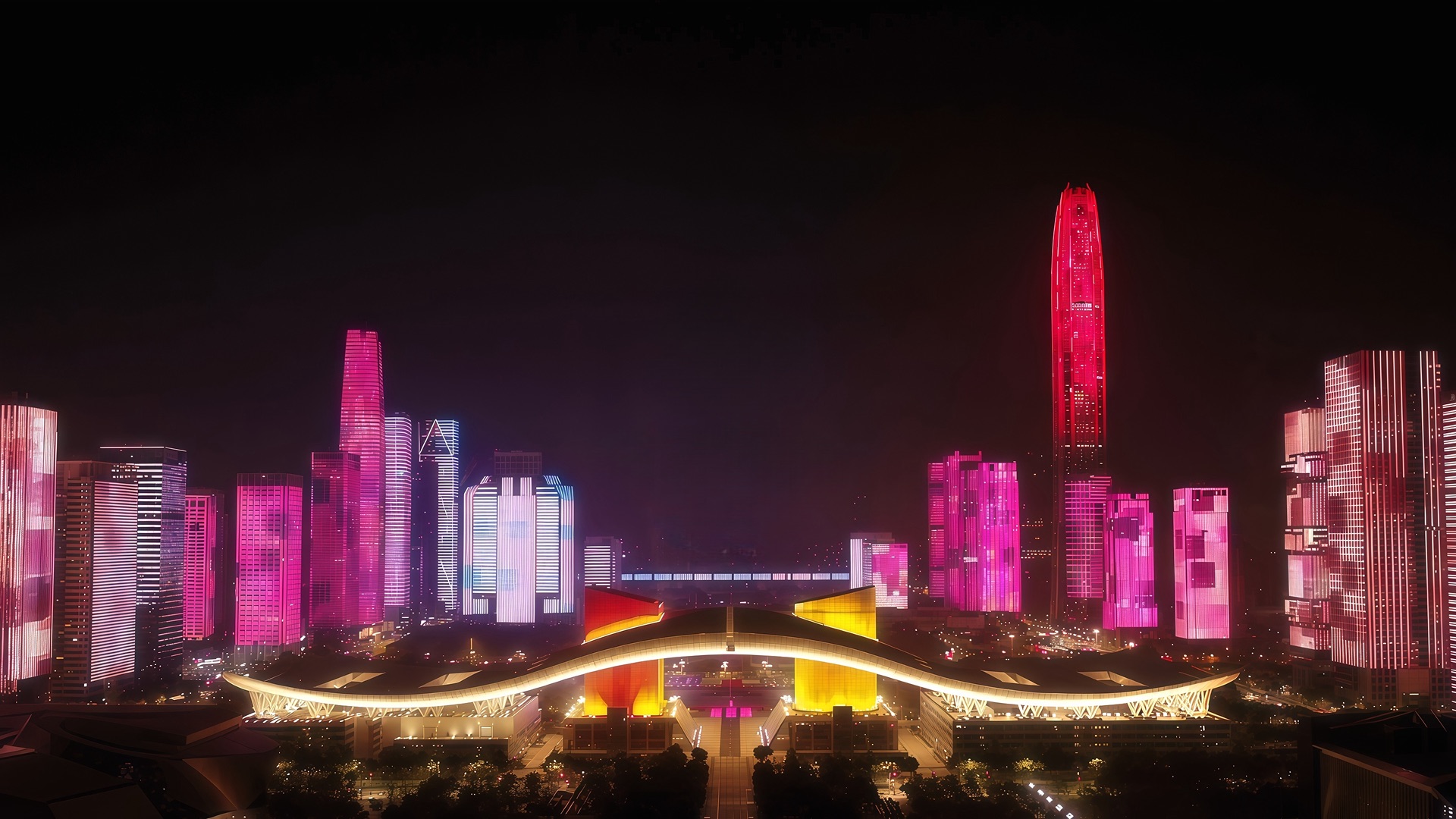 City Light Show丨Shenzhen